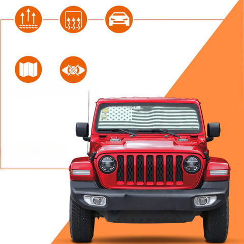 Solfanger Forrude Amerikansk Flag — Unik Stil Og Varmebeskyttelse