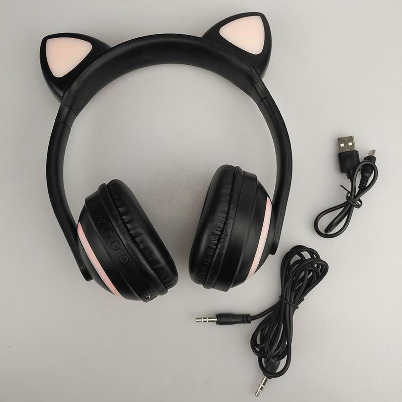 Auriculares Bluetooth Iluminados Cat Ears - Confort de escucha y estilo original