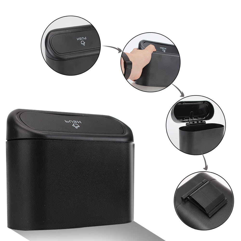 蓋付き車用ゴミ箱