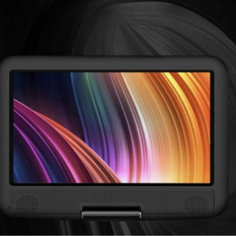 Reproductor DVD portátil con puerto SD y USB — Pantalla clara y práctica