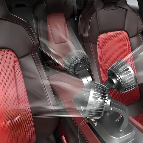 מאוורר מיני עם שלוש ראשי – רעננות אופטימלית ברכב