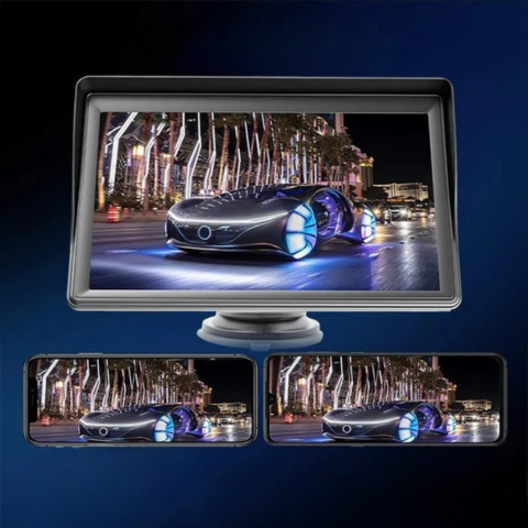 System multimedialny w samochodzie — CarPlay i Android Auto bezprzewodowo