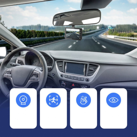 Dashcam Foran Og Bak – Kontinuerlig Overvåking Av Kjøretøyet Ditt