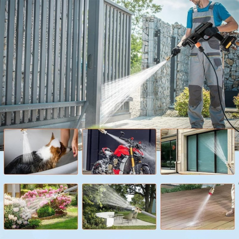 Limpiador a Presión Portátil – Lavado de Auto Sin Esfuerzo