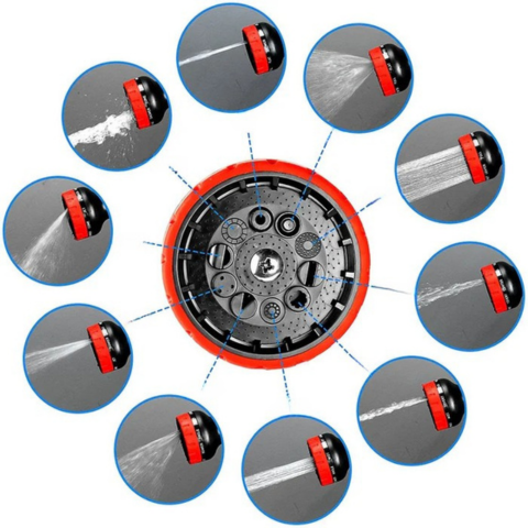 Erweiterbarer Gartenschlauch — Multifunktional mit Hochdruckpistole