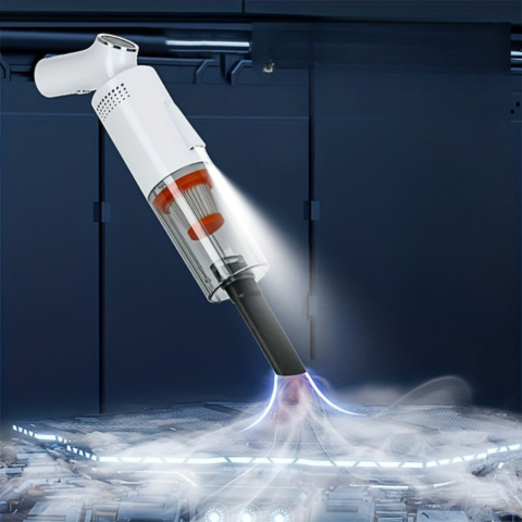 Aspiradora de Coche Inalámbrica — Pantalla Digital y Seguimiento en Tiempo Real