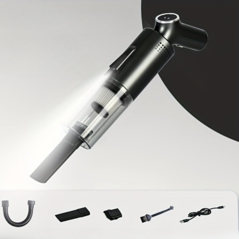 Aspirapolvere per auto senza fili — Display digitale e monitoraggio in tempo reale