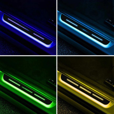 Iluminación De Umbral De Puerta De Coche — Accesorio Práctico Y Decorativo