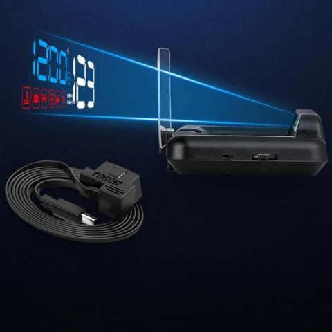 C500 OBD2 Head-Up Display - Pantalla clara e instalación sencilla