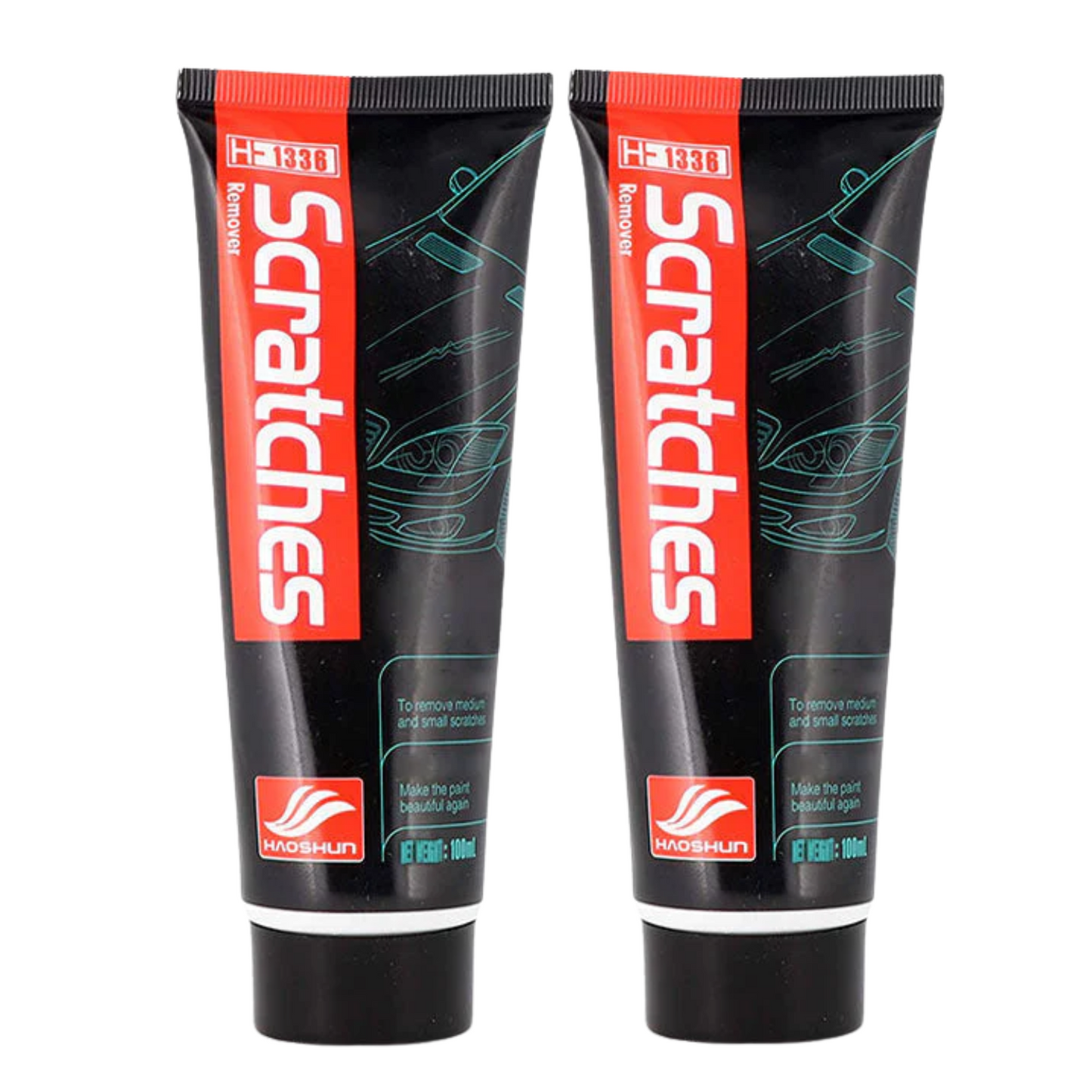 طقم إزالة الخدوش للسيارة – كريم تجديد الطلاء + وسادة تطبيق