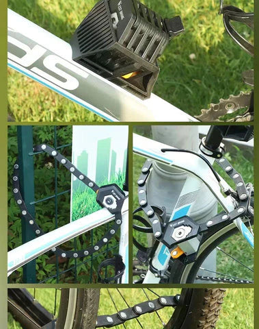 قفل دراجة أمان عالي — مدمج وسهل الحمل