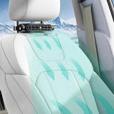 מאוורר למושב רכב – התקנה על משענת ראש