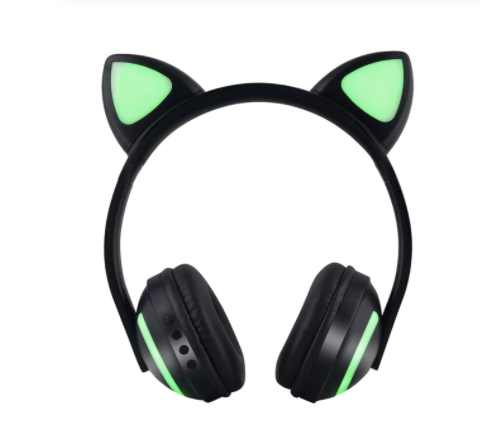 Auriculares Bluetooth Iluminados Cat Ears - Confort de escucha y estilo original