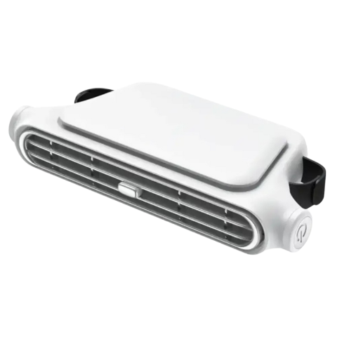 Autonistuimen tuuletin – Kiinnitys pääntukeen 