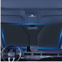 حاجب الشمس القابل للسحب للسيارة - تركيب سهل وفعال 