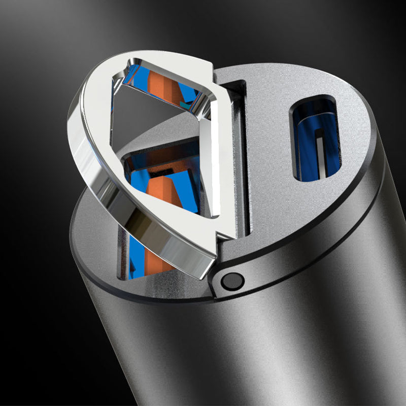 USB Bil Laderadapter – Kompakt Sigarettennerkontakt 