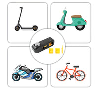 Zámek na řídítka Snadná Instalace – Bezpečnost pro Dvoukolová Vozidla 