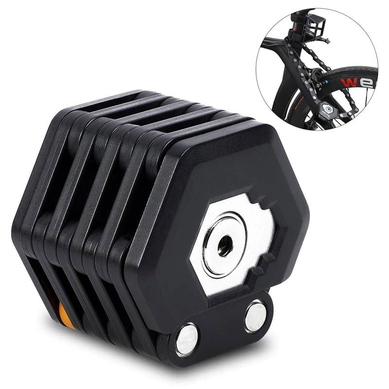 自転車用折りたたみロック — コンパクトで頑丈なセキュリティ 