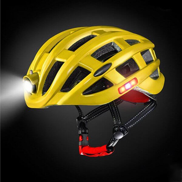 Inteligentní cyklistická helma s LED světlem — maximální bezpečnost a viditelnost 