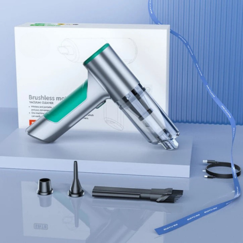 Vezeték Nélküli Porszívó 3 Az 1-ben Autóhoz – Teljes és Praktikus Tisztítás 