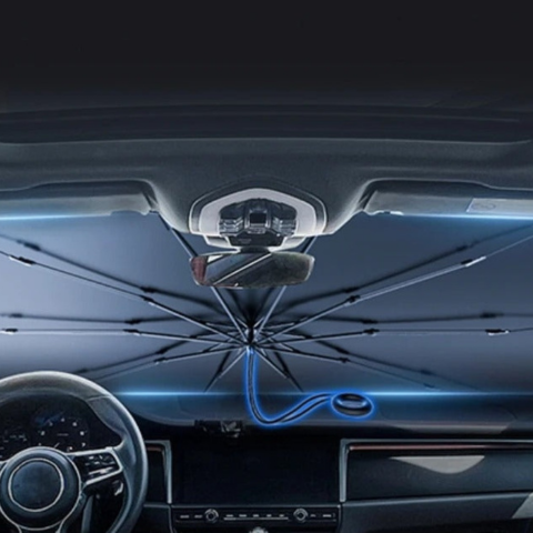 車用サンシェード タイプ傘 – UV保護と熱の軽減 