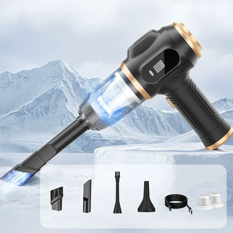 مكنسة كهربائية للسيارة قوية - تنظيف فعال في كل مكان 