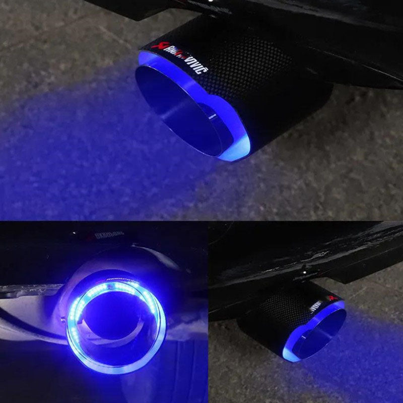Illuminated Muffler - Visual Effect & Sporty Style