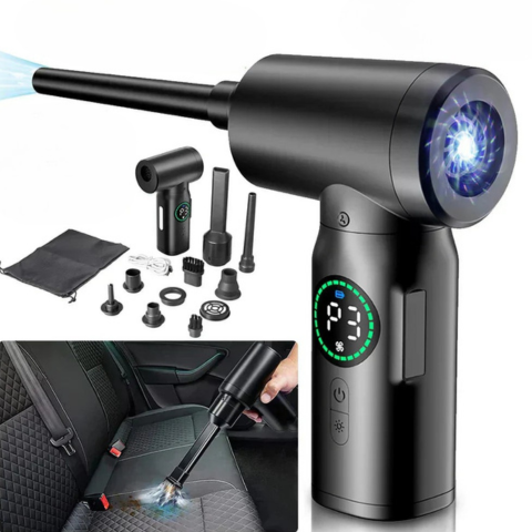 Hordozható Porszívó Fújó – Gyors és Sokoldalú Tisztítás 