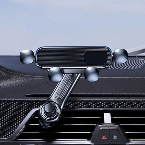 תמיכה לטלפון סלולרי מסתובב לרכב 