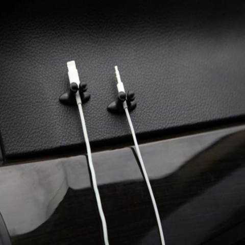 自己粘着式ケーブルクリップ - 簡単整理 