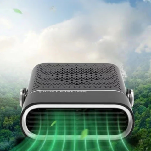 Multifunktionell Fläkt För Bil – 4 I 1 Praktisk Och Kompakt 