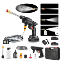 مسدس تنظيف لاسلكي للسيارة - نفاث ضغط عالٍ 