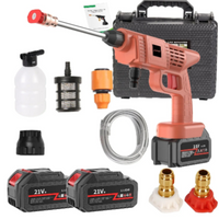 مسدس تنظيف لاسلكي للسيارة - نفاث ضغط عالٍ 