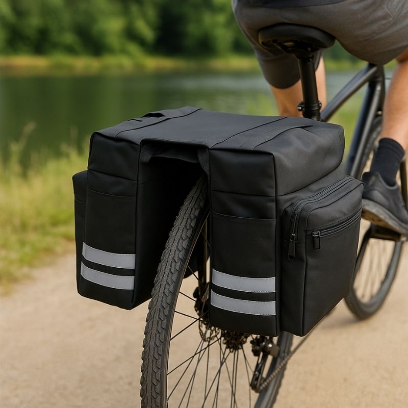 Zadní brašny na kolo — Komfort cestování a vysoká nosnost 