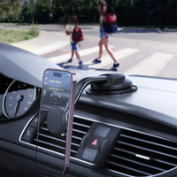 תמיכה בטלפון מגנטי אוניברסלי – התקנה על לוח מחוונים 