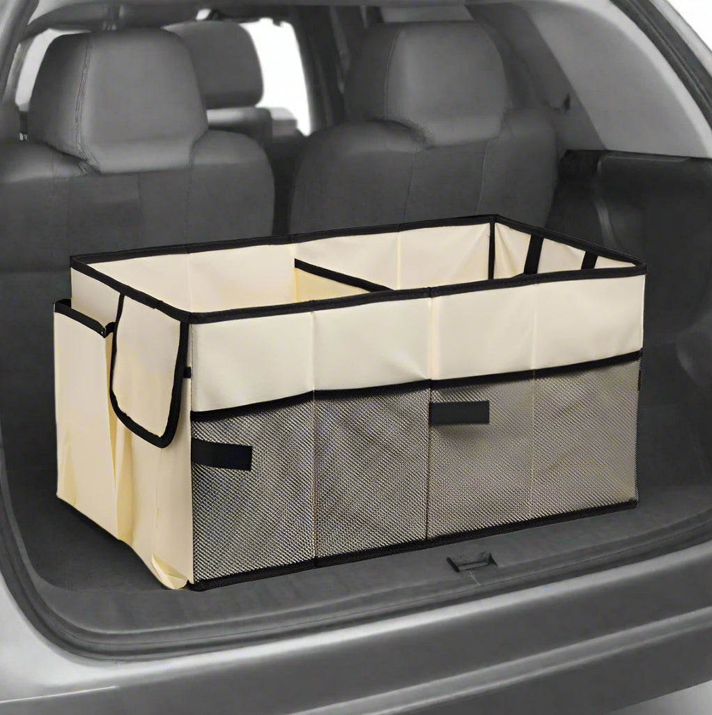 Organizador De Maletero De Coche — Almacenamiento Plegable Y Práctico 