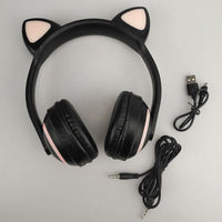 Auriculares Bluetooth Iluminados Cat Ears - Confort de escucha y estilo original