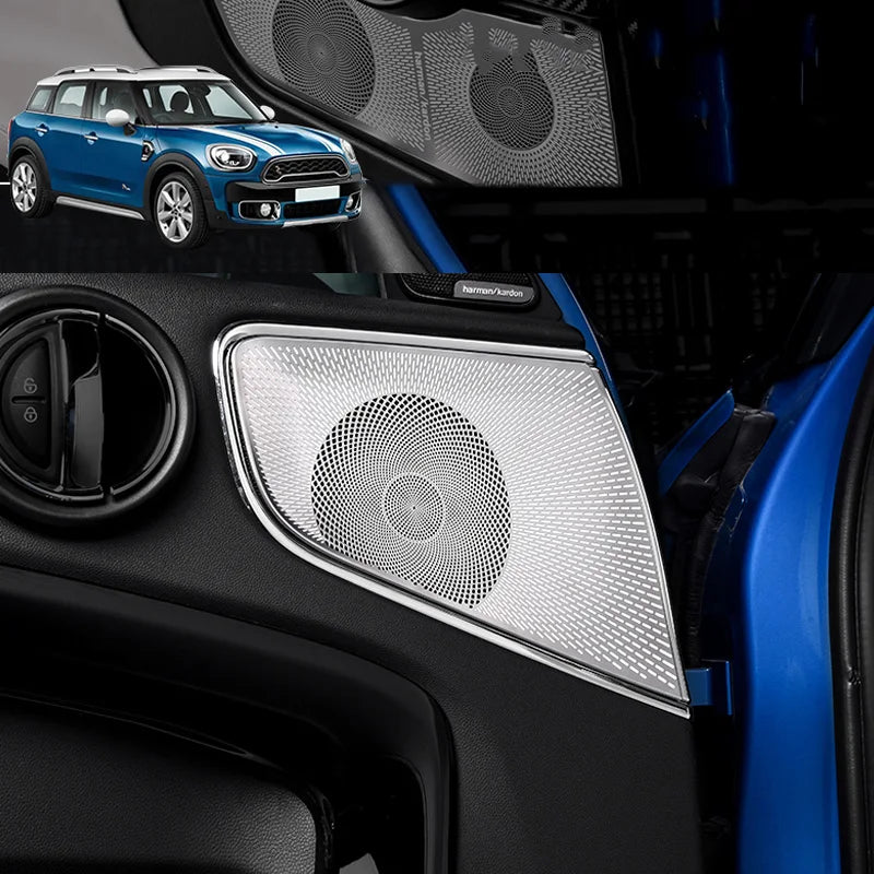 Etupenkkien ja takapenkkien kaiuttimien suojat Mini Cooperille — Suojaus ja tyylikäs muotoilu 