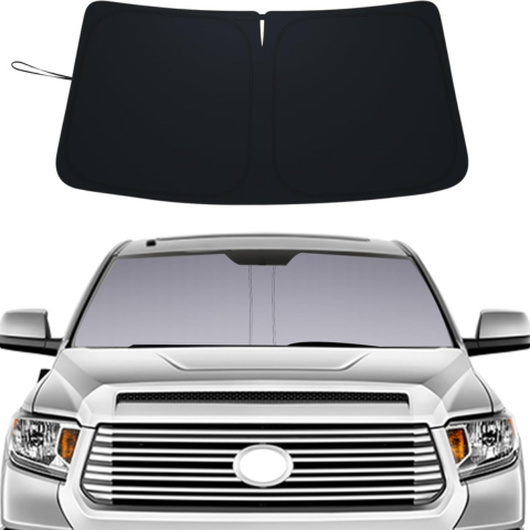 Skládací sluneční clona na čelní sklo — Snížení tepla a snadná instalace 