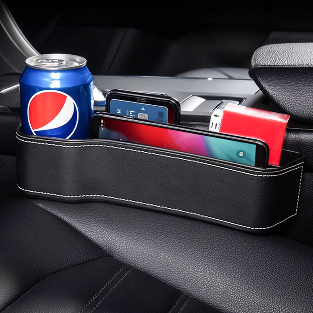 Organizador de Consola de Asiento de Auto — Instalación Rápida y Universal 