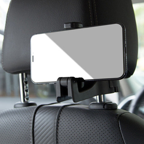 Soporte de teléfono y bolsa para reposacabezas – 2-en-1 práctico 