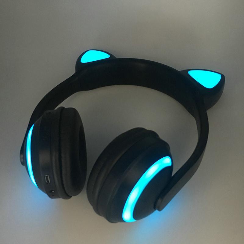 Auriculares Bluetooth Iluminados Cat Ears - Confort de escucha y estilo original