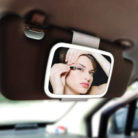 LED Makeup Mirror – Attachment to Car Sun Visor 