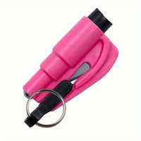 Kompakt Säkerhetsverktyg — Fönsterkross & Bälteskärare 