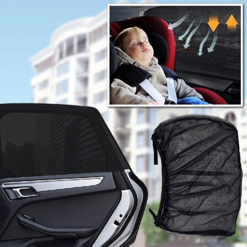 Set of 4 Car Sunshades – Quick Installation and Sun Protection 
