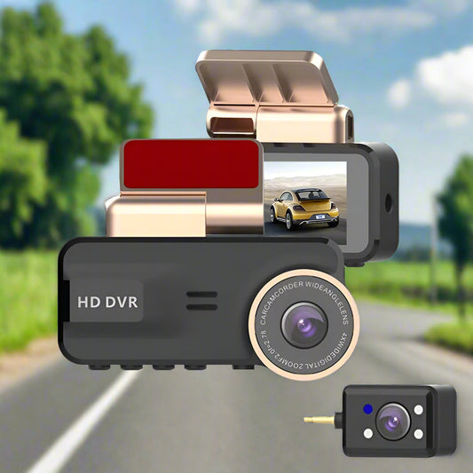 HD 1080p Dashboardkamera med nattsyn och WiFi — Komplett säkerhet och övervakning 