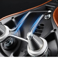 Klasické sedlo na kolo — pohodlí a robustnost pro každodenní použití 