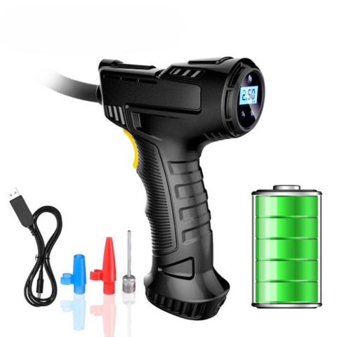 Portable Air Compressor 120W — Fast and Powerful Inflation 