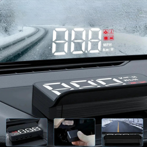 عداد سرعة رقمي للسيارة — عرض رقمي حديث 