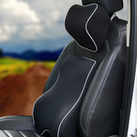 Bederní opěrka a polštářek pod hlavu z paměťové pěny - pohodlí a úleva pro záda